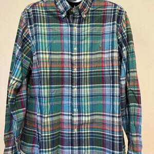 Ralph Lauren Colorful Plaid Button Down Shirt